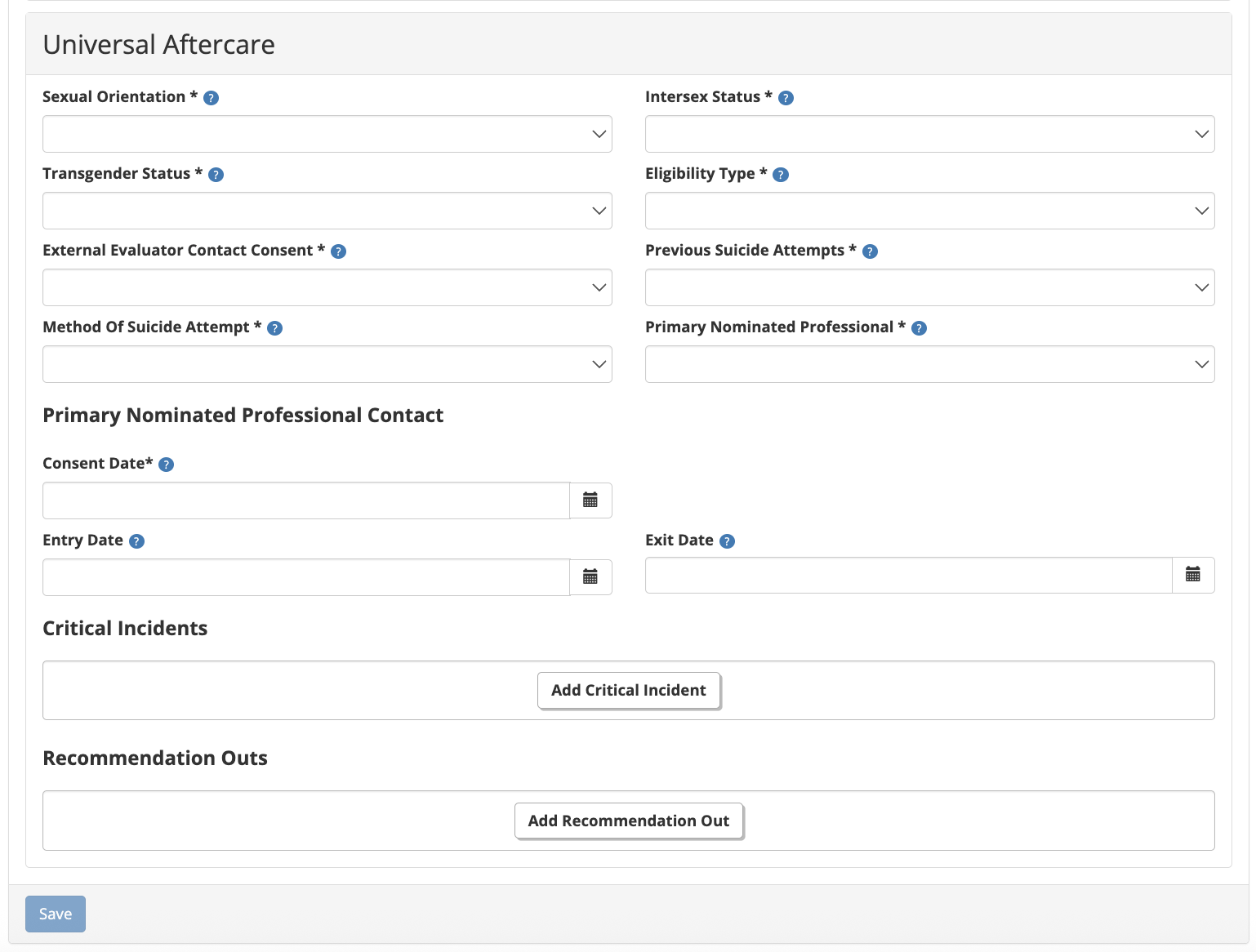 Client Episodes Edit Details