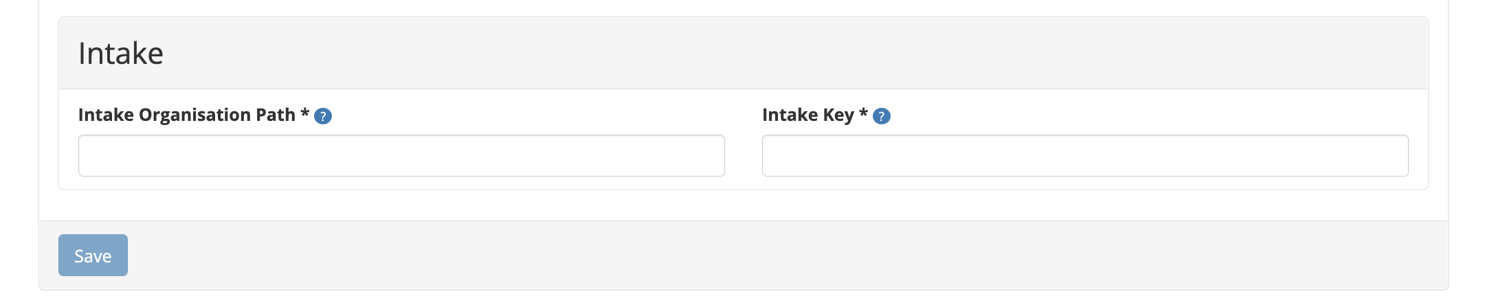 Client Data View Intake Episode