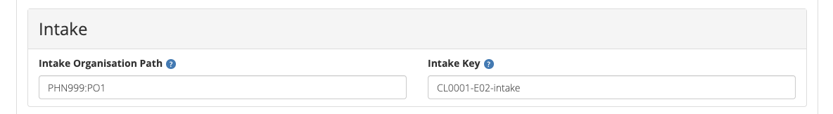 Client Data Edit Intake Episode